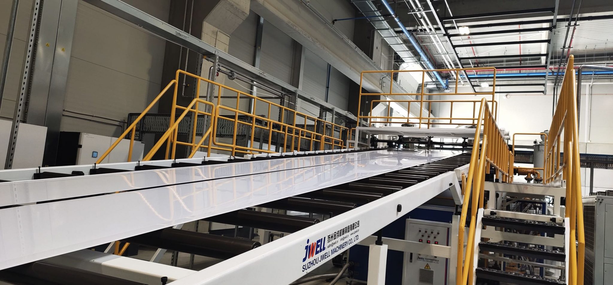 2021 ABS sheet extrusion line project in Italy Jwell Machinery