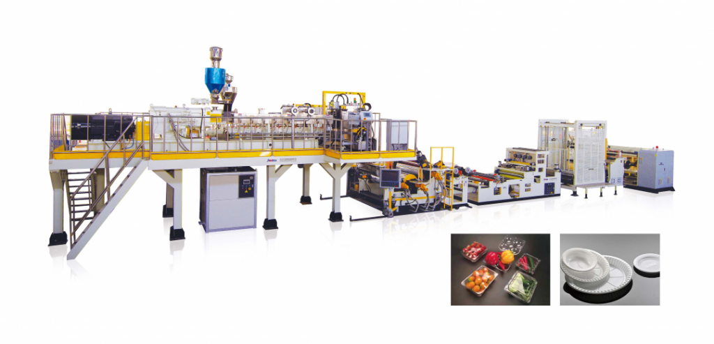 PLA Twin screw extrudsion line